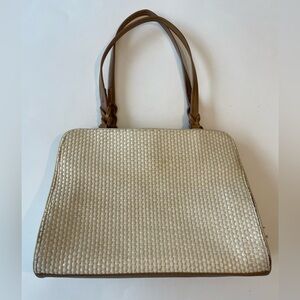 Fossil Elegant Cream and Tan Women's Handbag